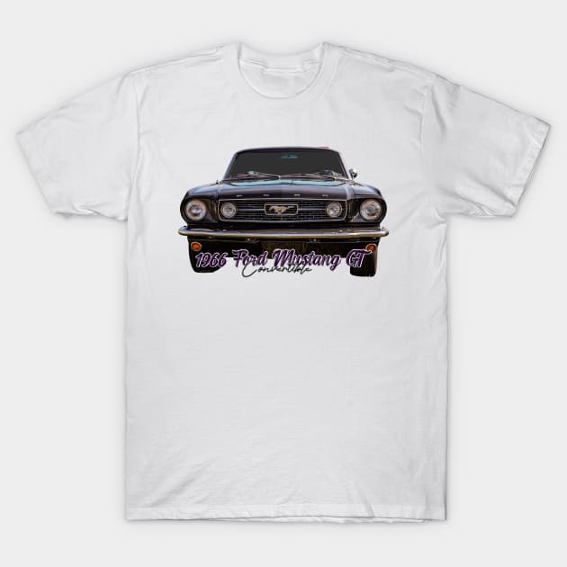 1966 Ford Mustang GT Convertible T-Shirt by Gestalt Imagery